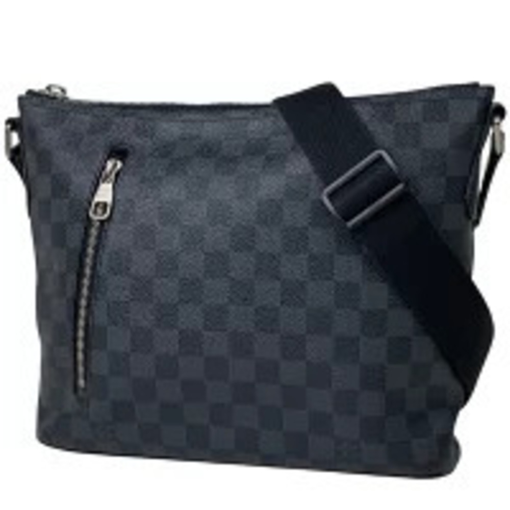 Louis Vuitton Mick Shoulder Bag Crossbody Messenger Damier Graphite Black